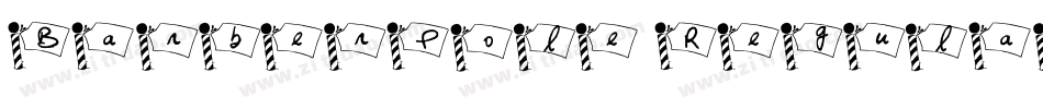 BarberPole Regular字体转换